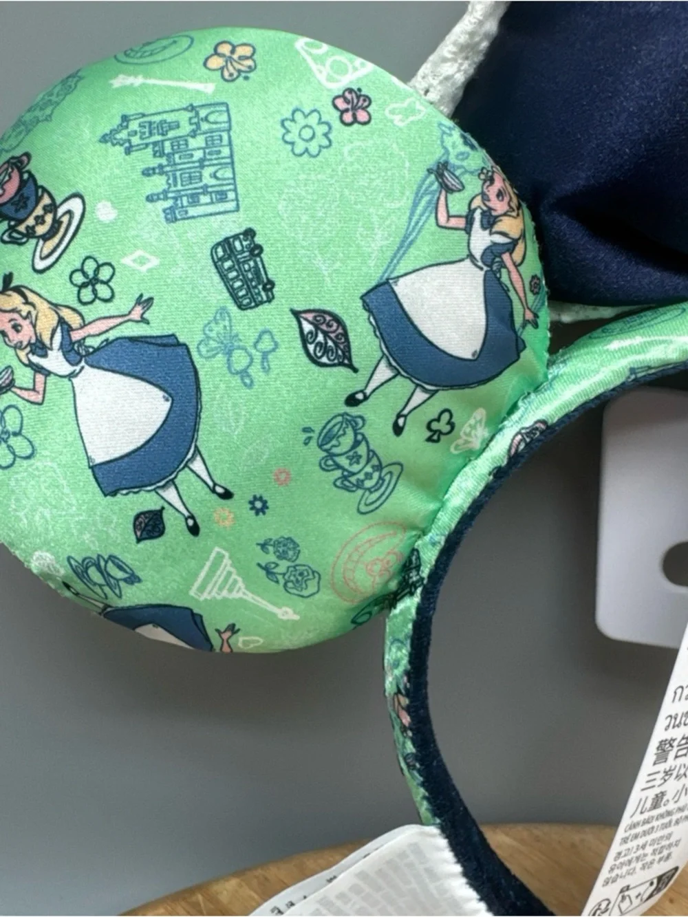 Disney Alice in Wonderland Minnie Ears Headband‎ NEW
